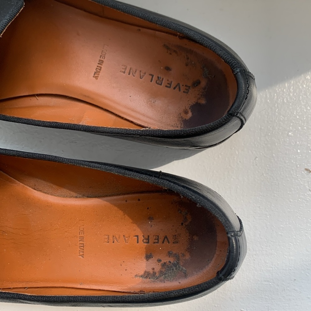 Black Leather Everlane Loafers - made in Italy - Picture 8 of 11